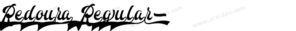 Redoura Regular字体转换